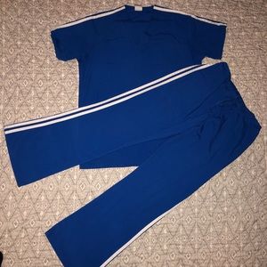 Blue and White XS scrubs